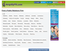 Tablet Screenshot of helpmypr.com